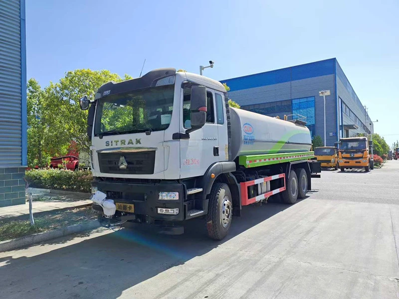 重汽汕德卡后双桥18方洒水车