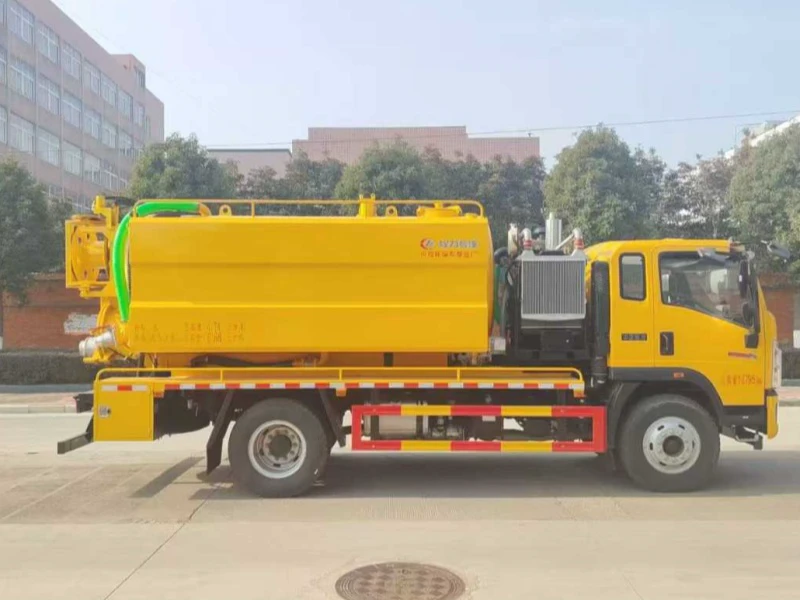 重汽14方清洗吸污车