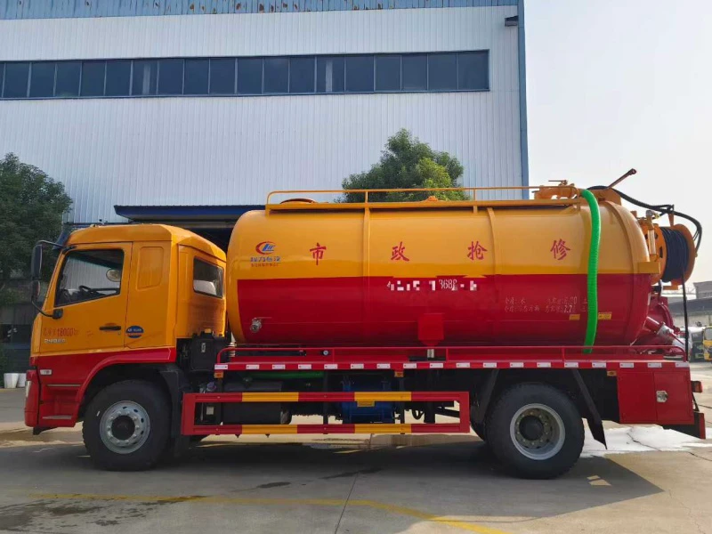 陕汽清洗吸污车2
