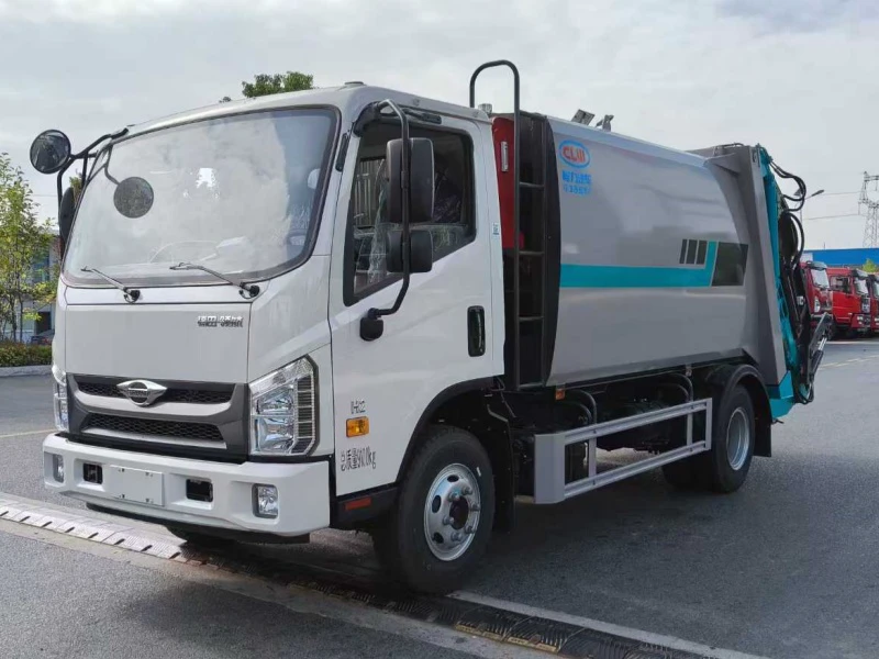 福田领航H2八立方压缩垃圾车
