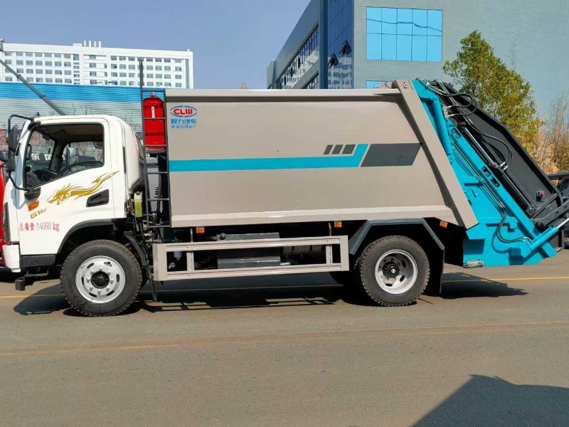 陕汽德龙12立方压缩垃圾车7
