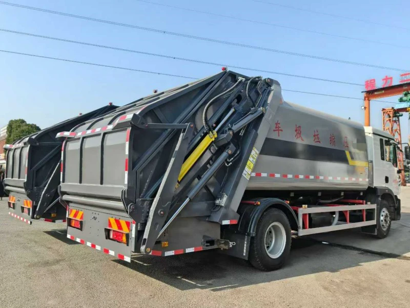 重汽豪沃TX19方压缩式垃圾车7