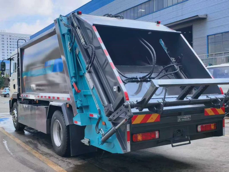 重汽豪沃纯电动15立方压缩垃圾车6