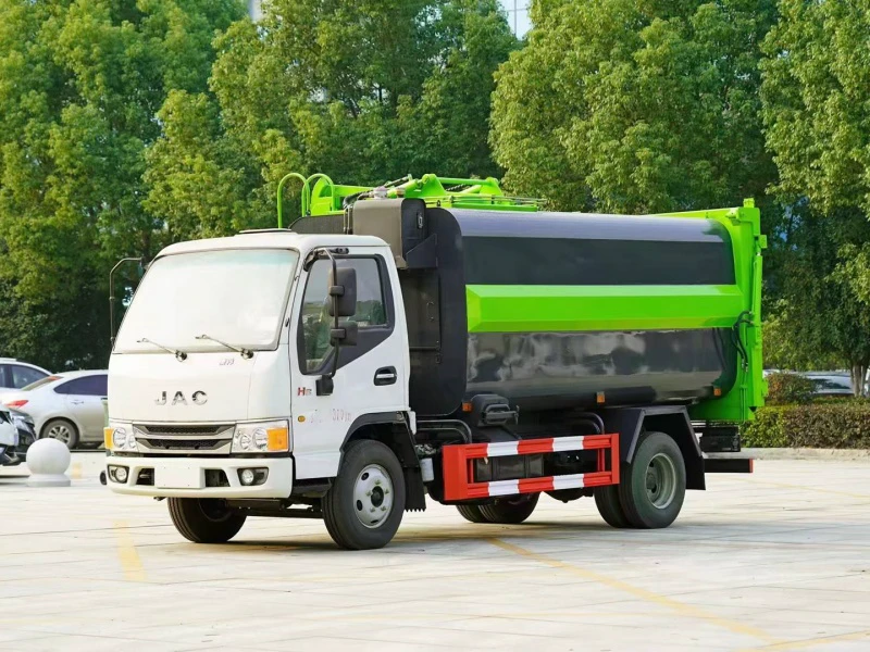 江淮蓝牌侧挂桶垃圾车
