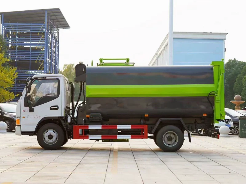 江淮侧挂桶垃圾车4