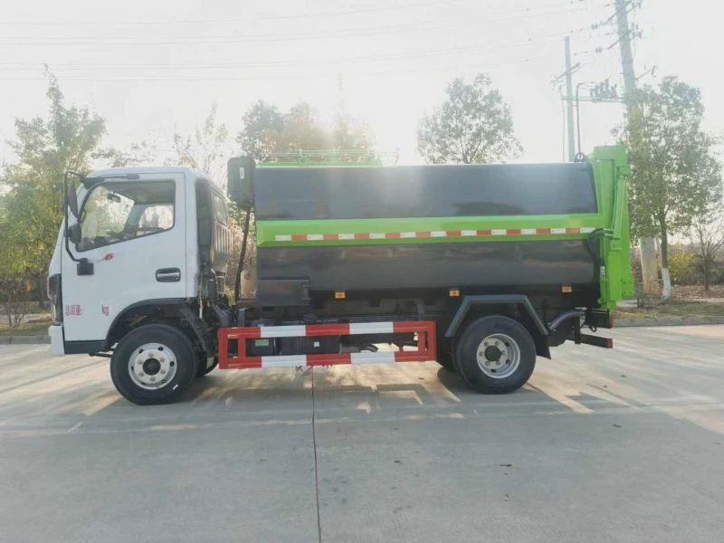 东风多利卡7方挂桶式垃圾车4