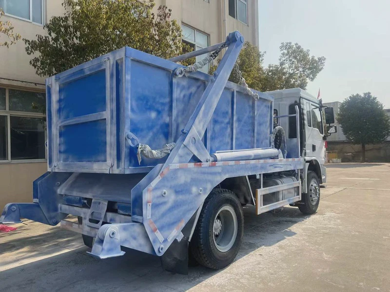 陕汽 4×2 摆臂式垃圾车4
