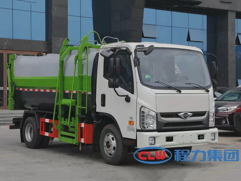 福田H2 6方侧挂桶垃圾车3