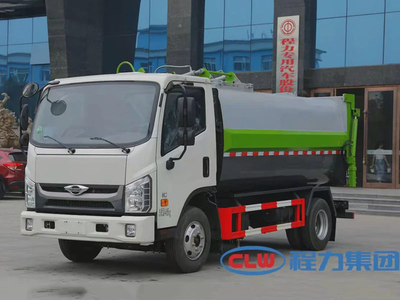 福田H2 6方侧挂桶垃圾车