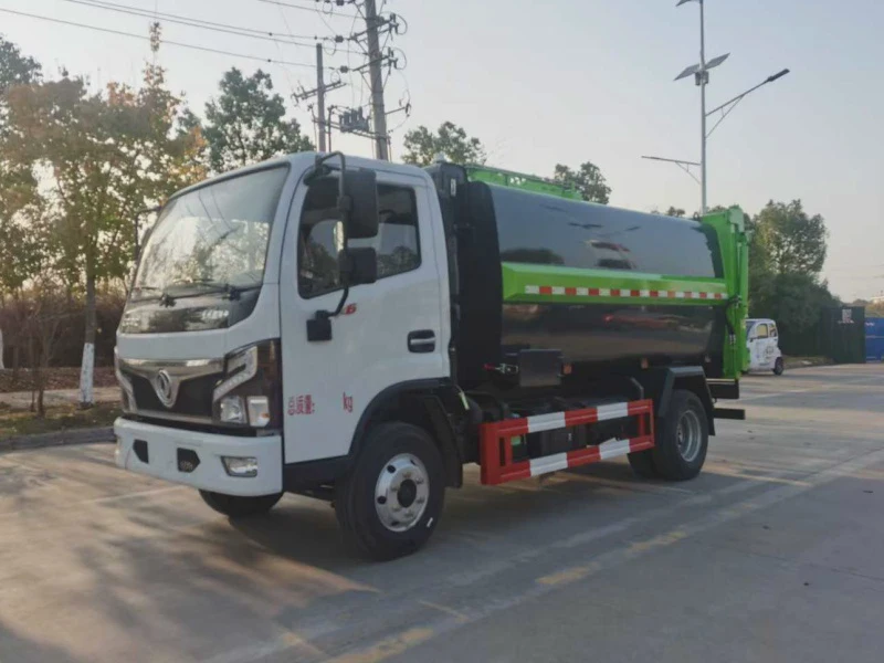 东风多利卡7方挂桶式垃圾车2